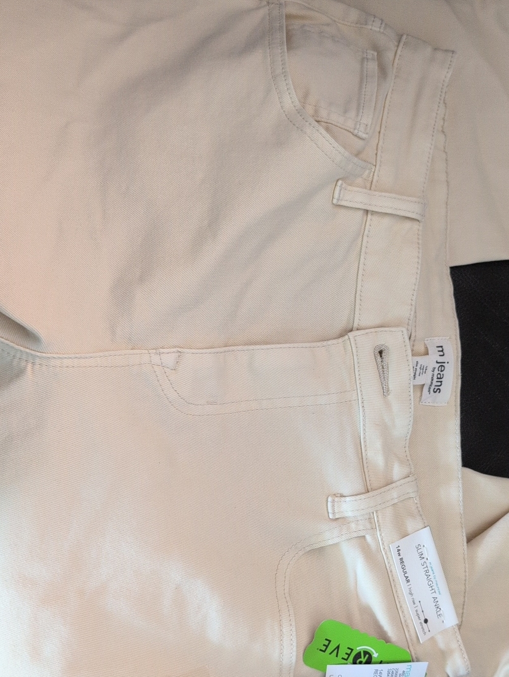 M Jean By Maurice Slim Straight Ankle 14 High Rise